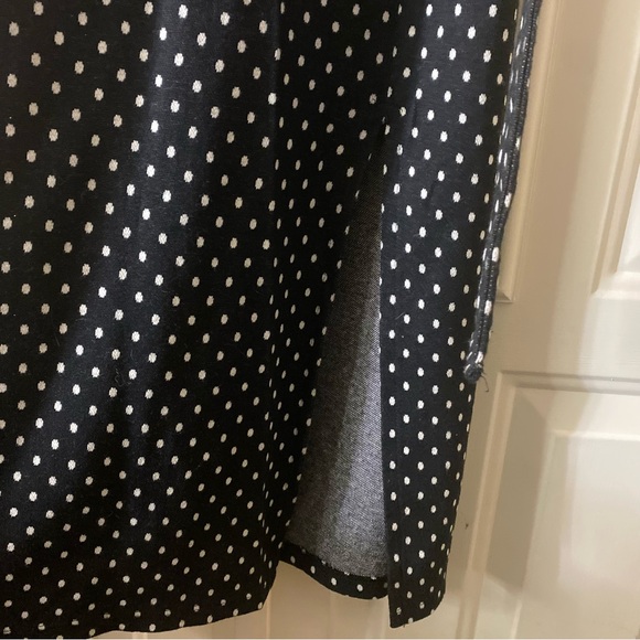 Zara Polka Dot Bodycon Belted Dress Size Medium - Picture 3 of 9